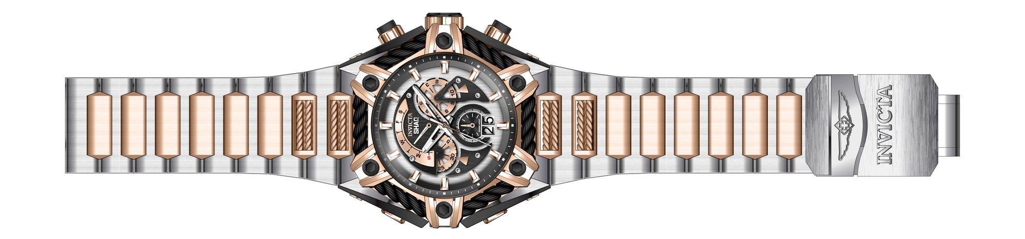 Band For Invicta SHAQ 33684