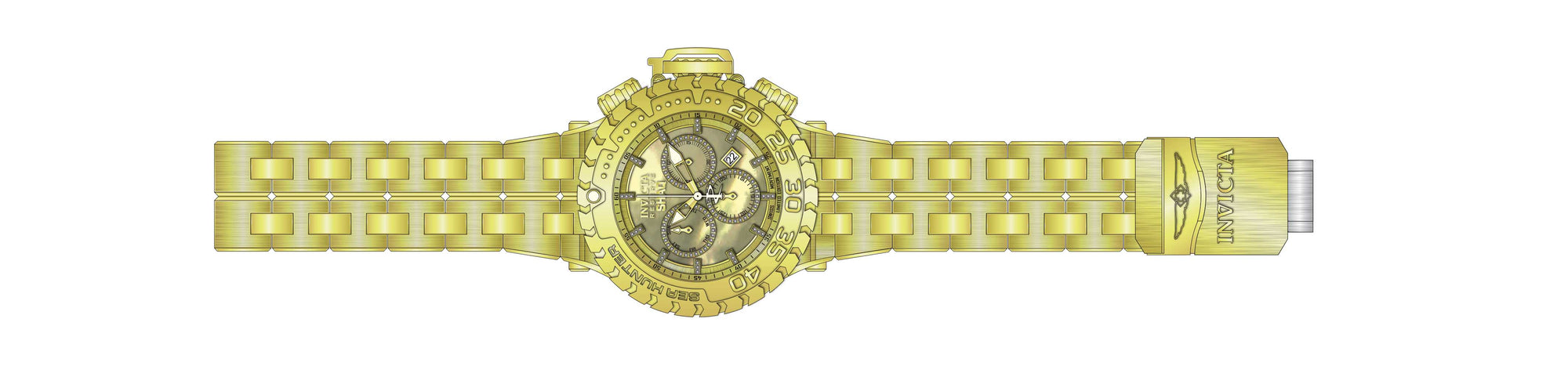 Band For Invicta SHAQ 36963