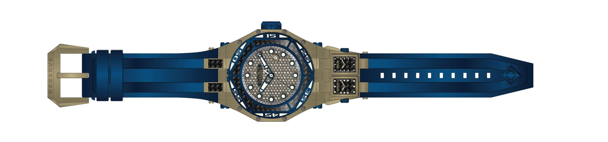 Band For Invicta Carbon Hawk 38913