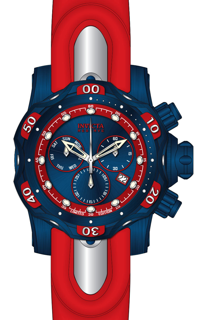 Band For Invicta Reserve Venom Men 46164