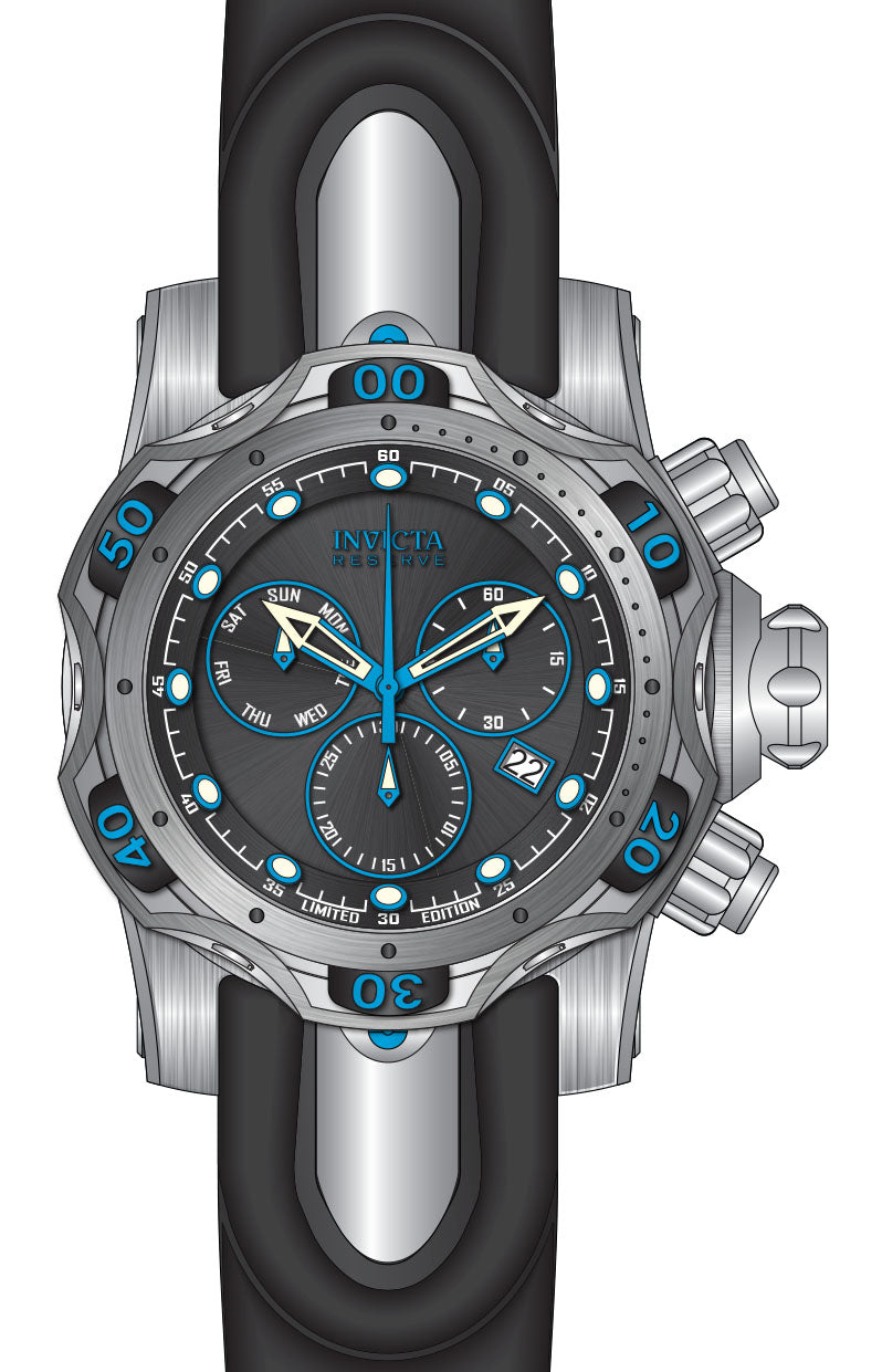 Band For Invicta Reserve Venom Men 46165