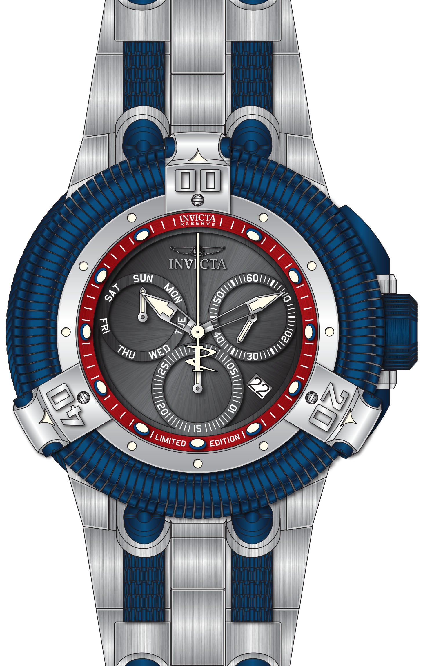 Parts For Invicta Reserve King Python Men 46242