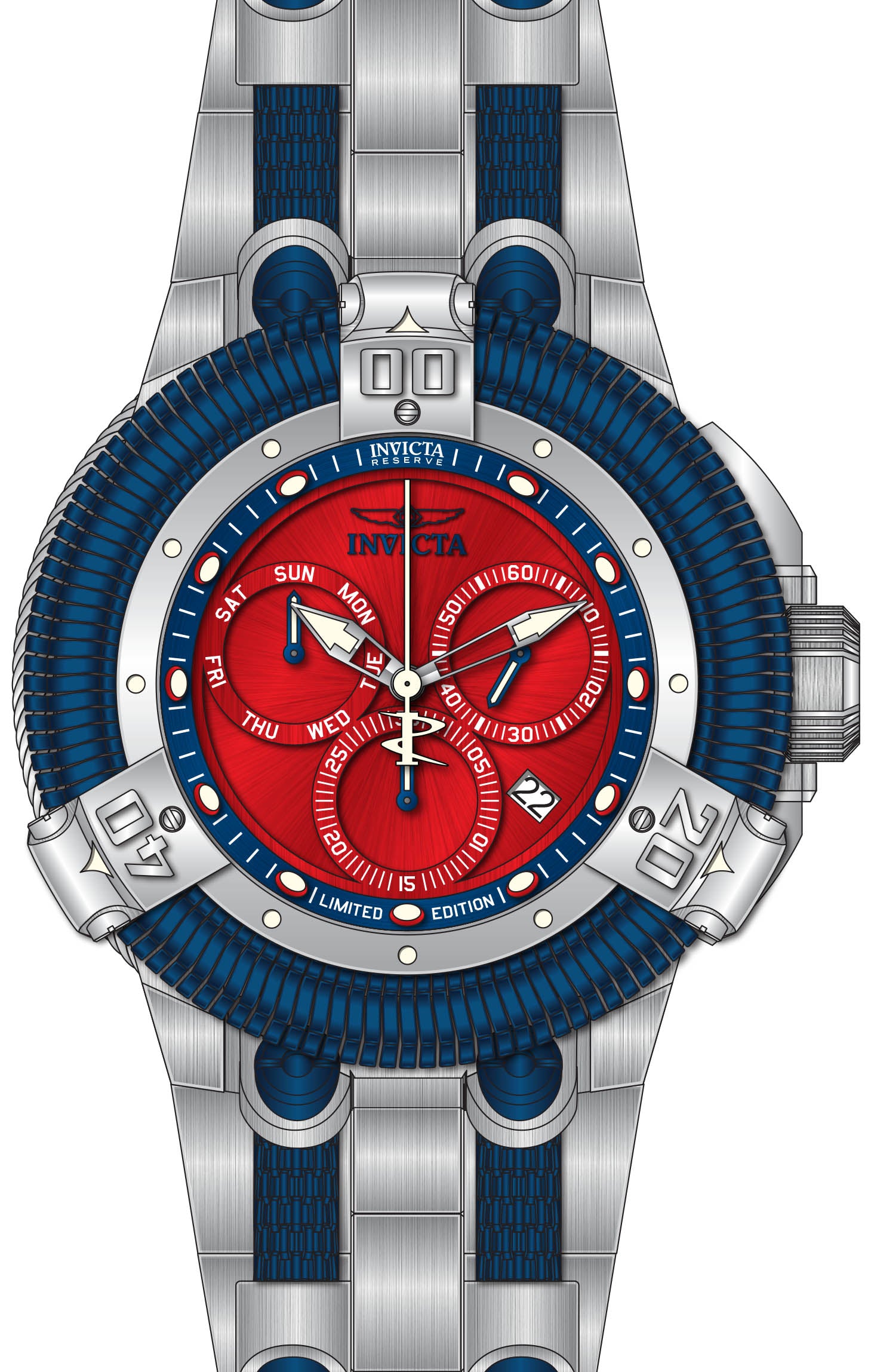 Parts For Invicta Reserve King Python Men 46243