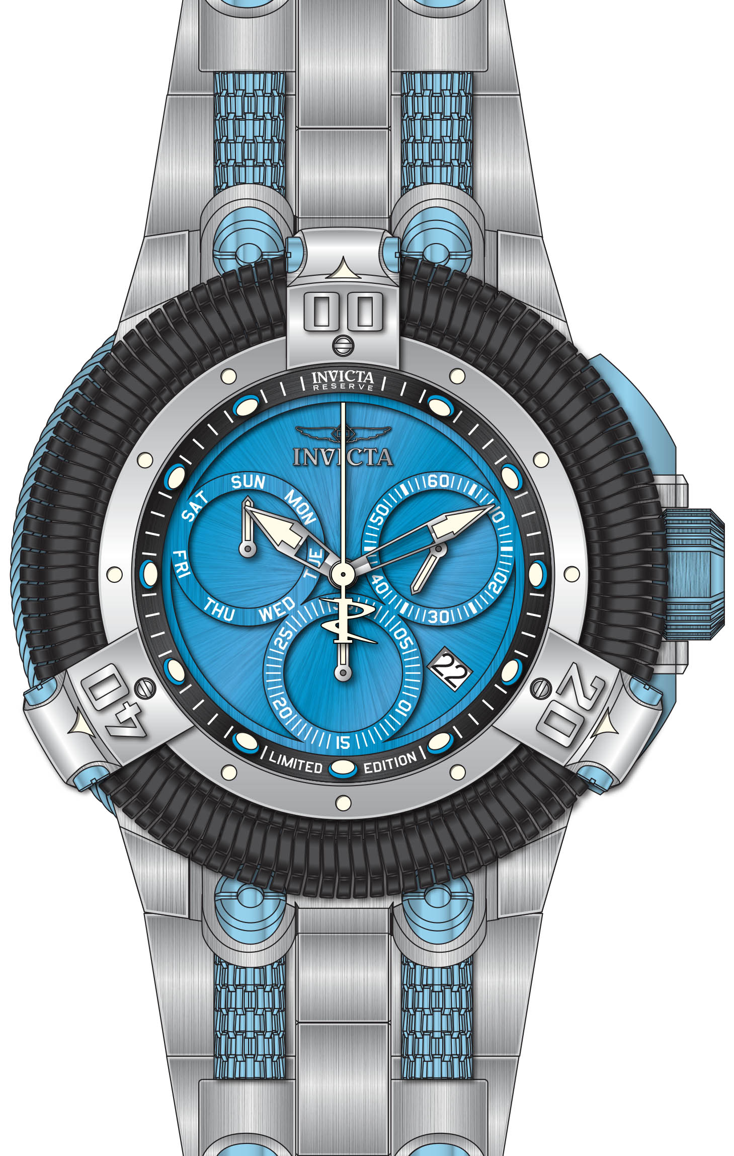 Parts For Invicta Reserve King Python Men 46246