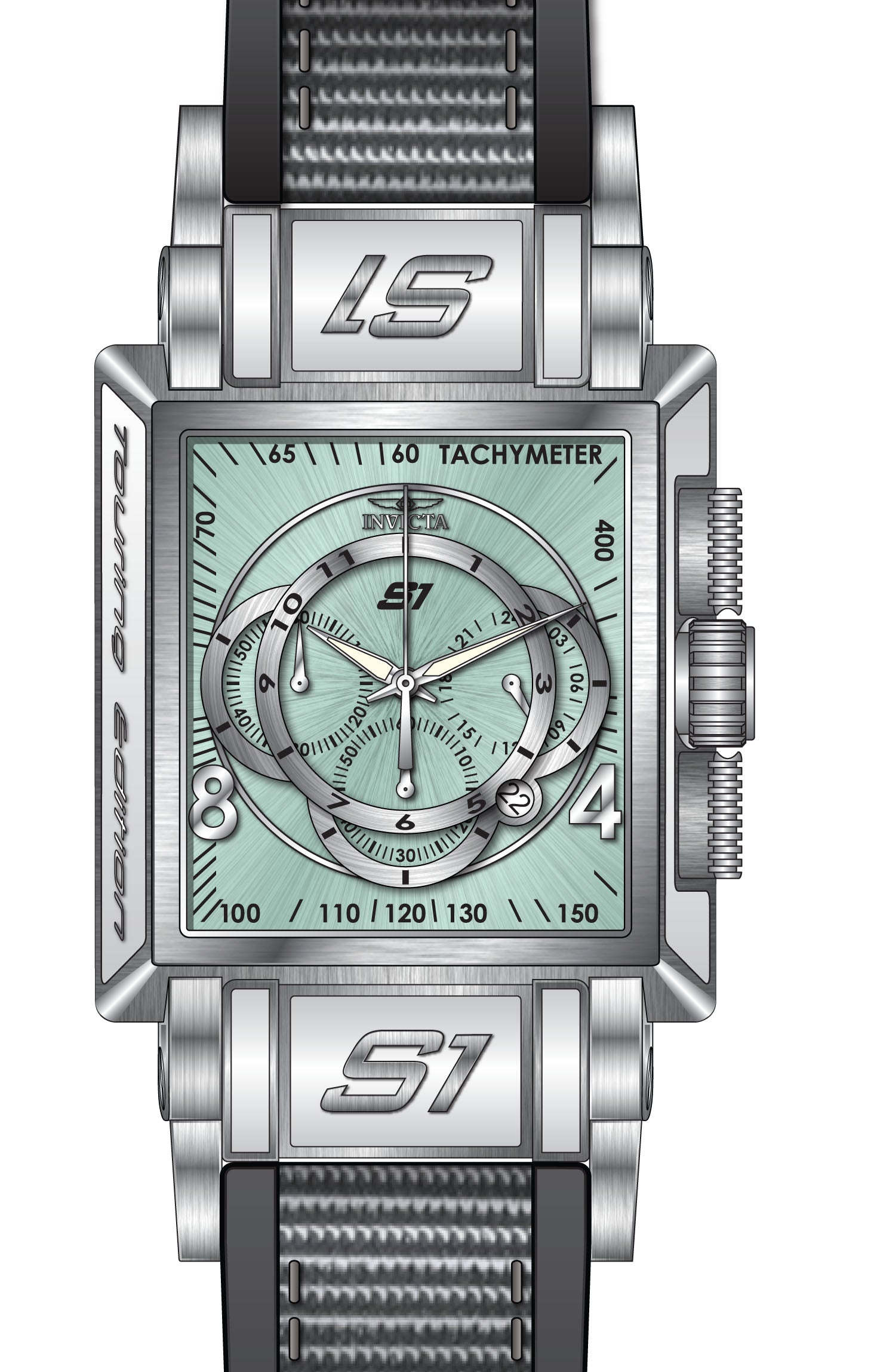 Band For Invicta S1 Rally  Men 46488