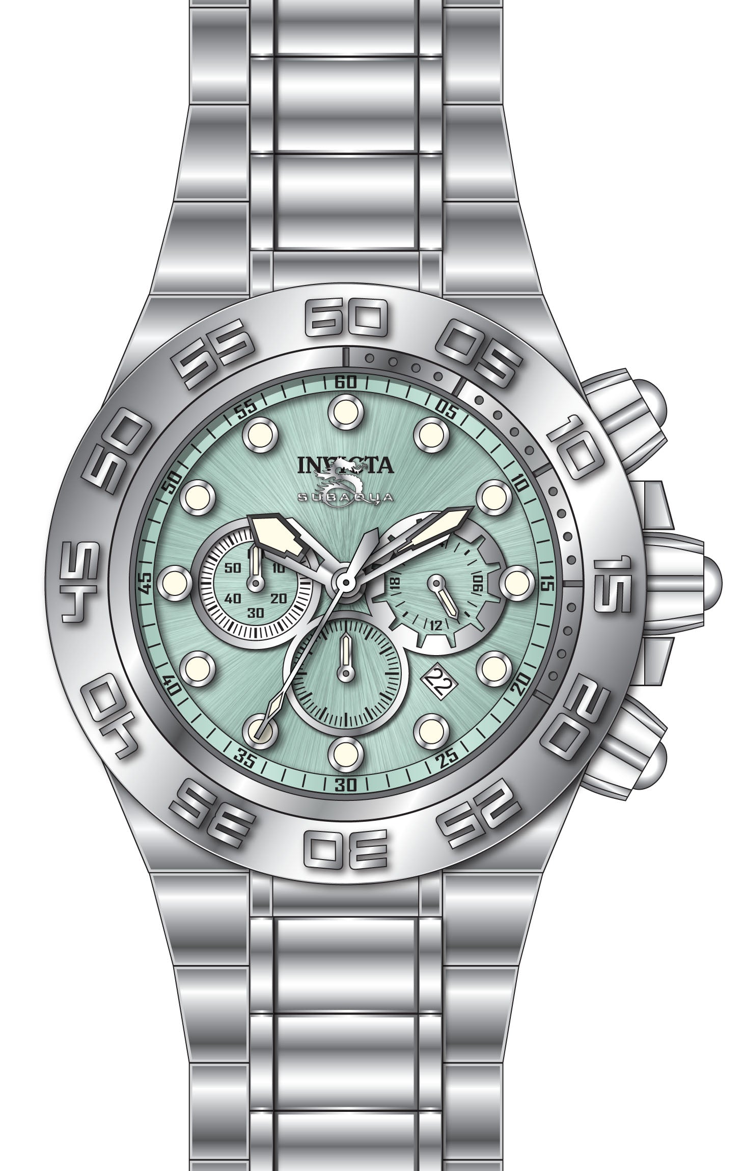 Band For Invicta Subaqua Noma IV Men 46516