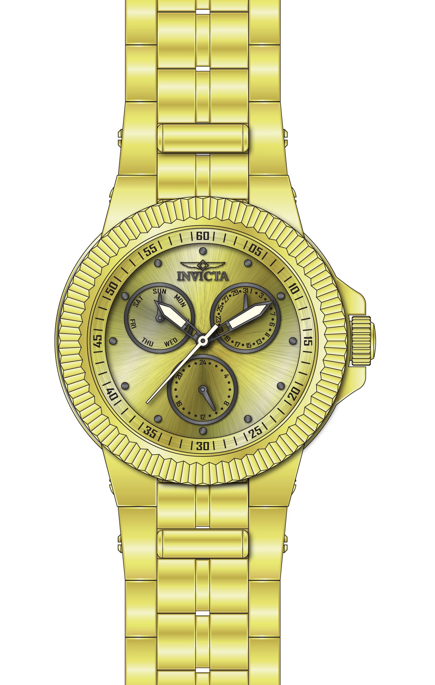 Band For Invicta Subaqua  Lady 46600