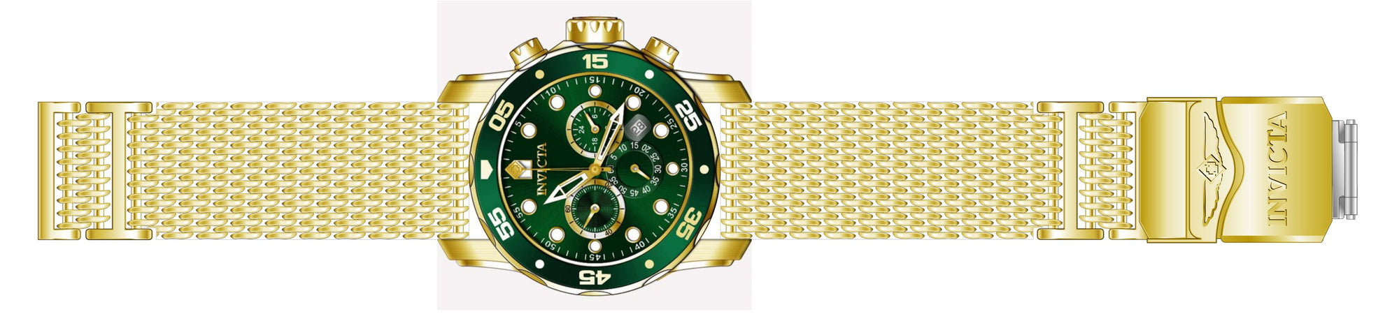 Band For Invicta Pro Diver  Men 47241