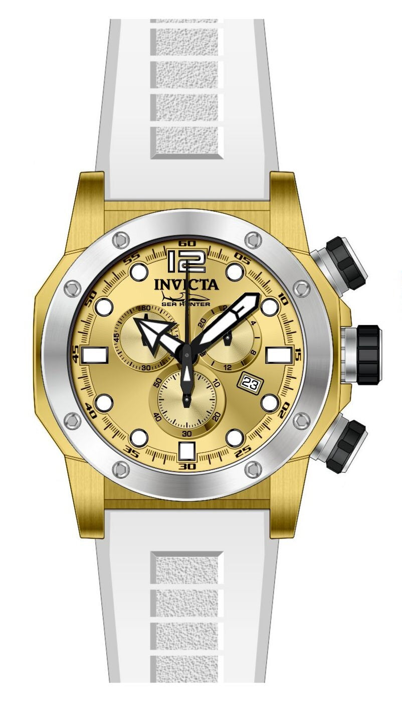 Band For Invicta Sea Hunter  Men 48976