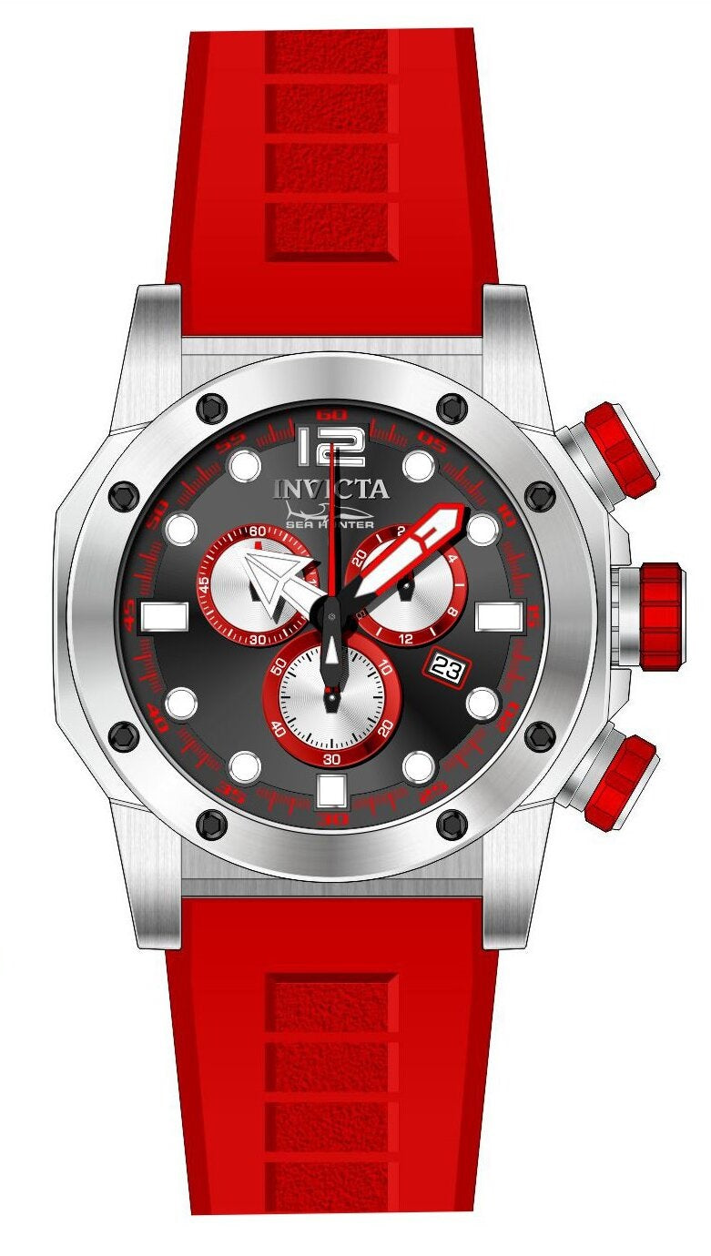 Band For Invicta Sea Hunter  Men 48977