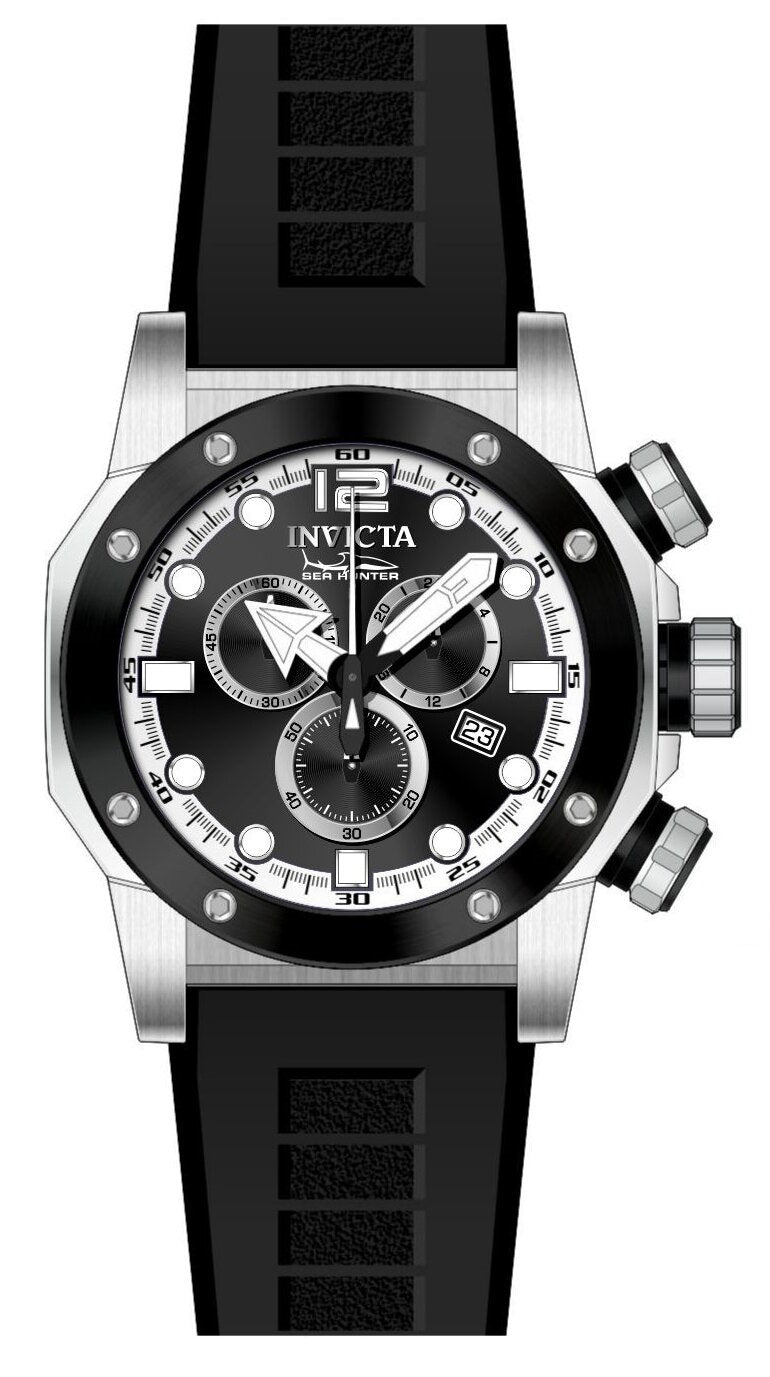 Band For Invicta Sea Hunter  Men 48979