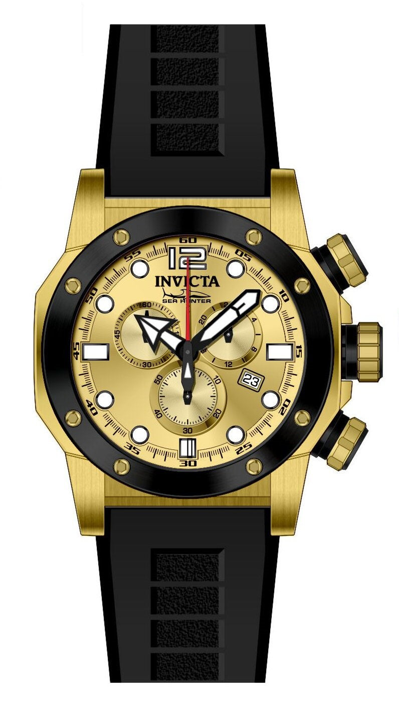 Band For Invicta Sea Hunter  Men 48980