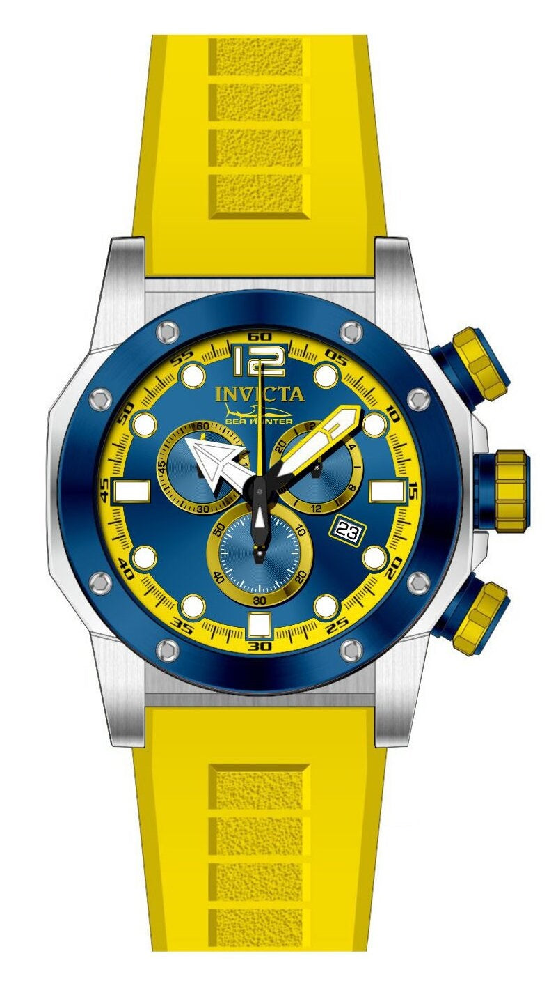 Band For Invicta Sea Hunter  Men 48982