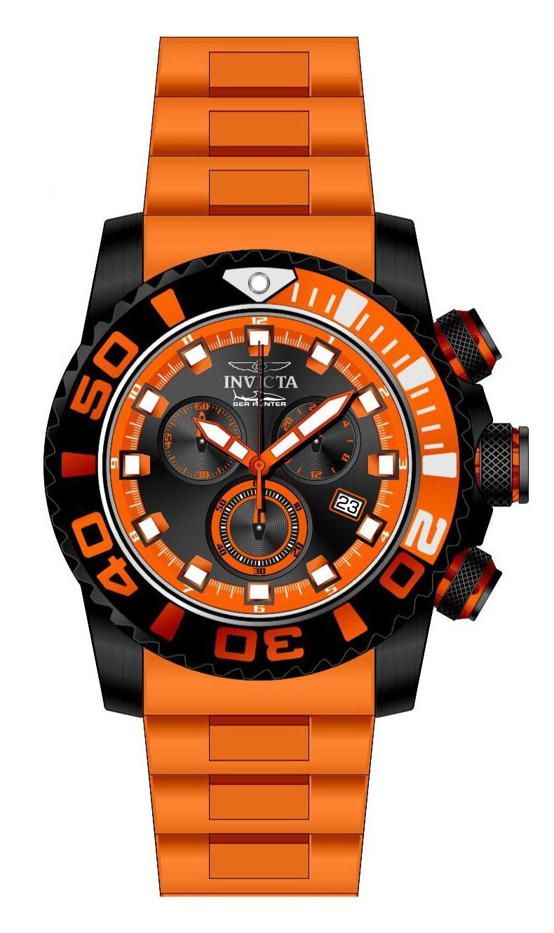 Band For Invicta Sea Hunter  Men 48986