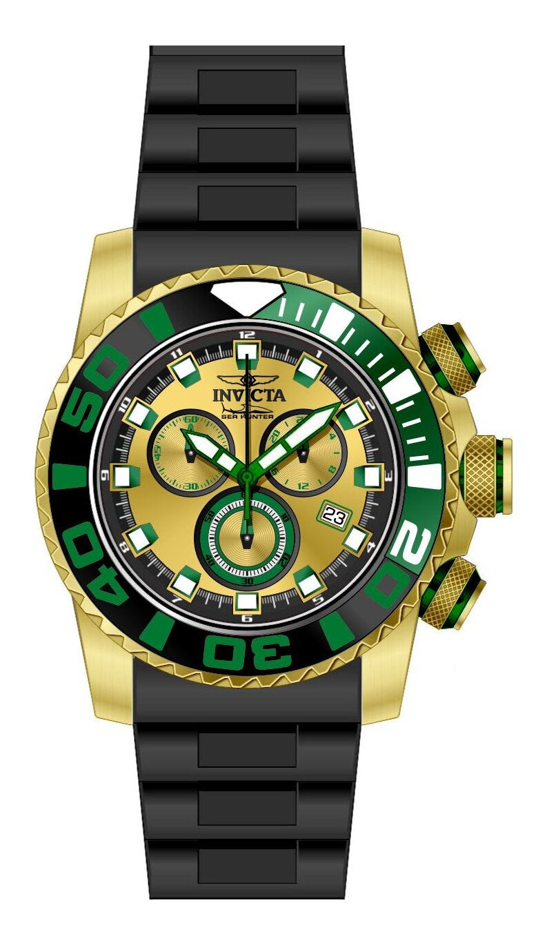 Band For Invicta Sea Hunter  Men 48987