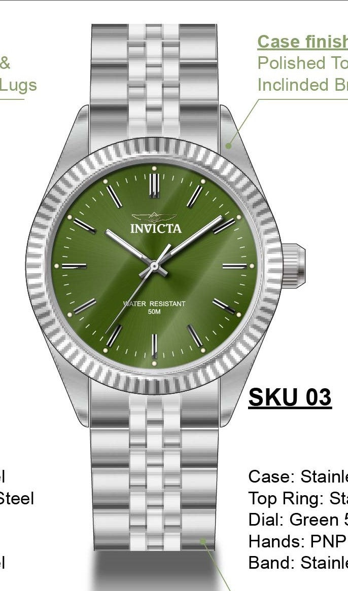 Band For Invicta Specialty  Men 49314
