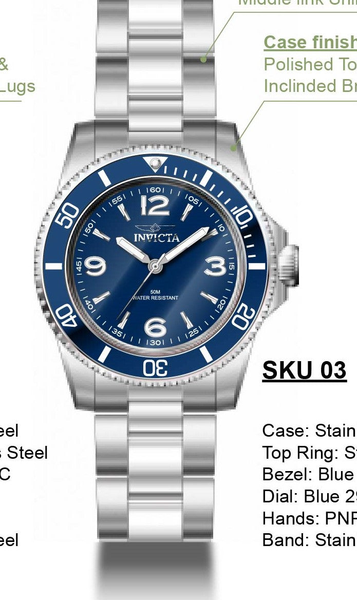 Parts For Invicta Specialty  Men 49341