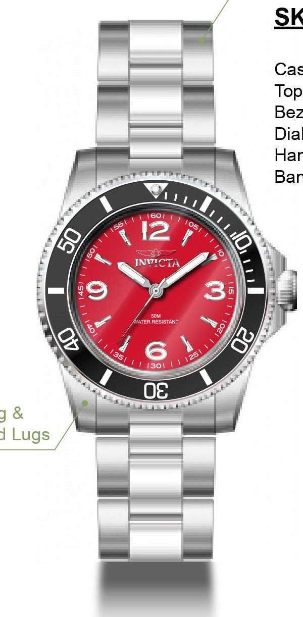 Band For Invicta Specialty  Men 49350