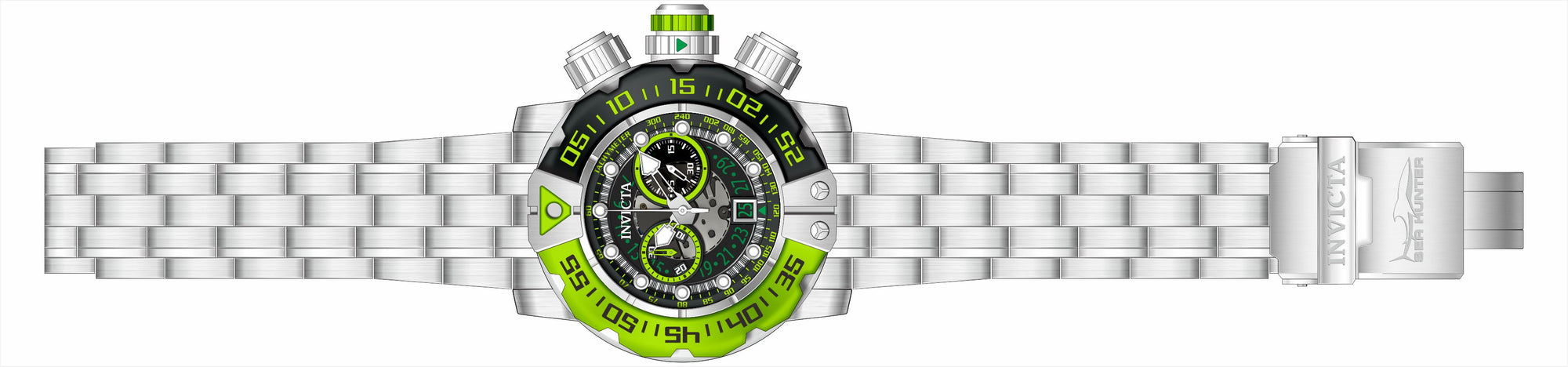 Band For Invicta Sea Hunter  Men 49609