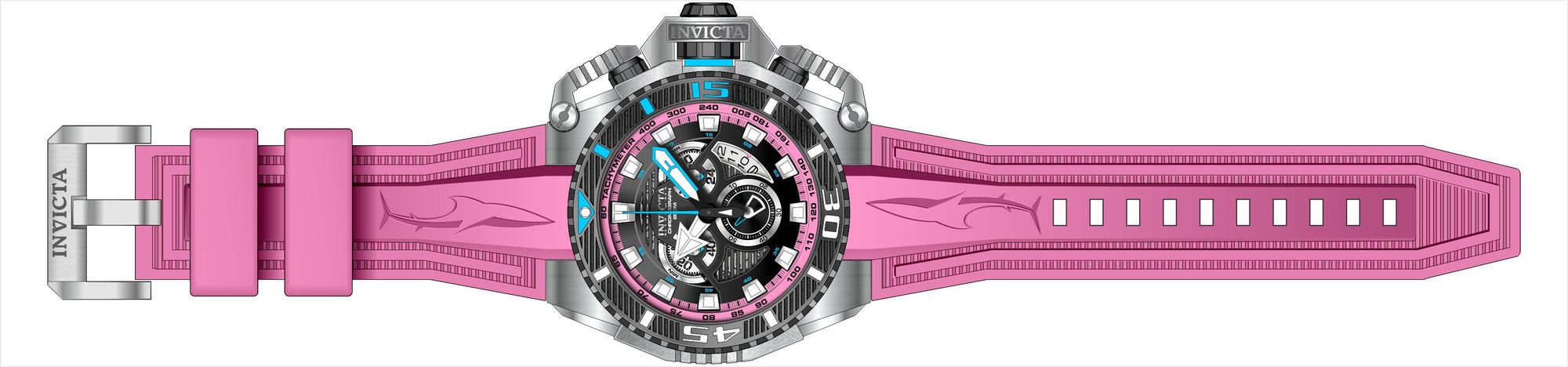 Band For Invicta Sea Hunter  Men 49627