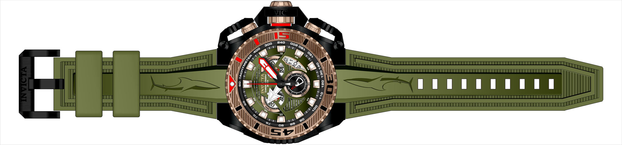 Parts For Invicta Sea Hunter  Men 49629