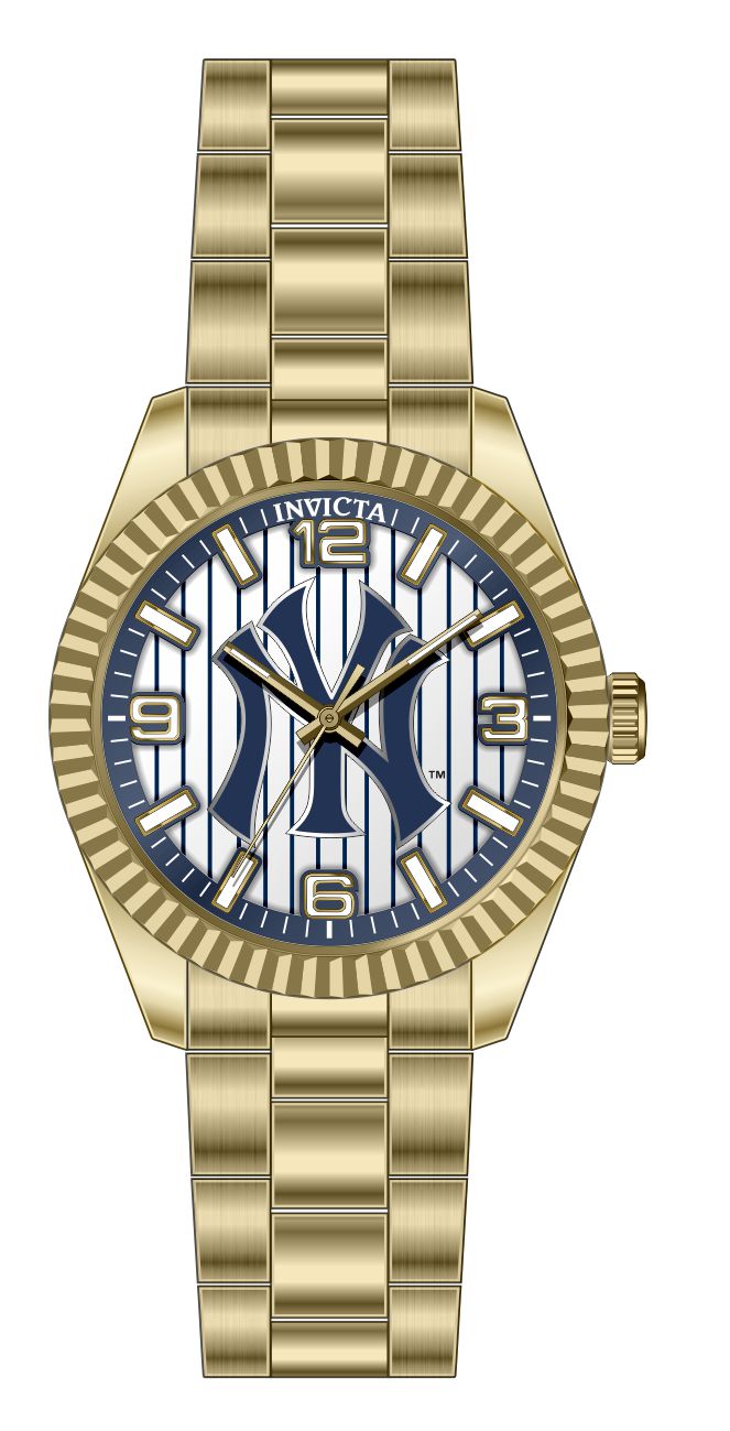 Band For Invicta MLB New York Yankees Men 49864