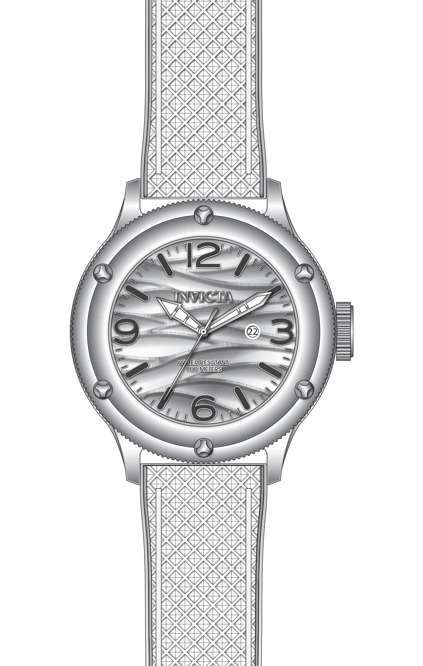 Band For Invicta Pro Diver  Men 50308