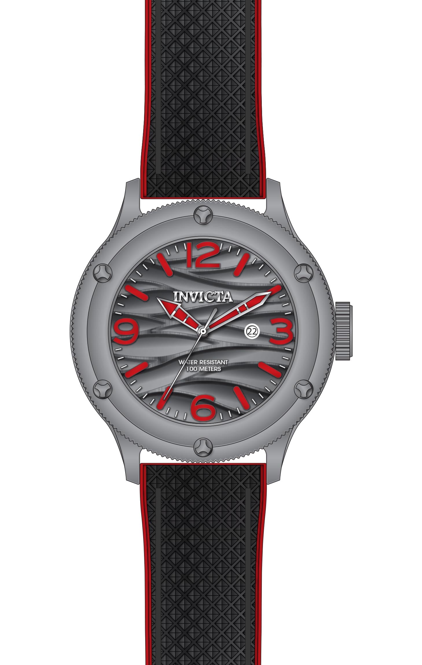 Band For Invicta Pro Diver  Men 50310