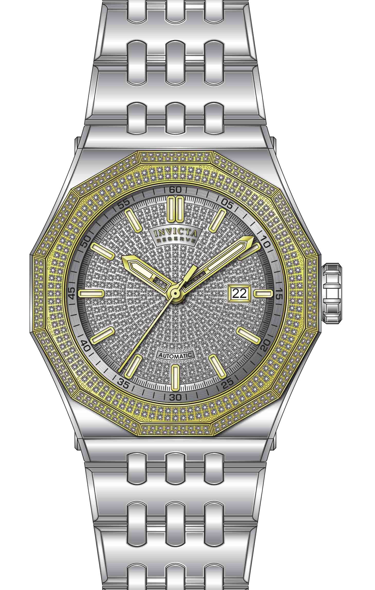 Parts For Invicta Reserve Akula Men 50443