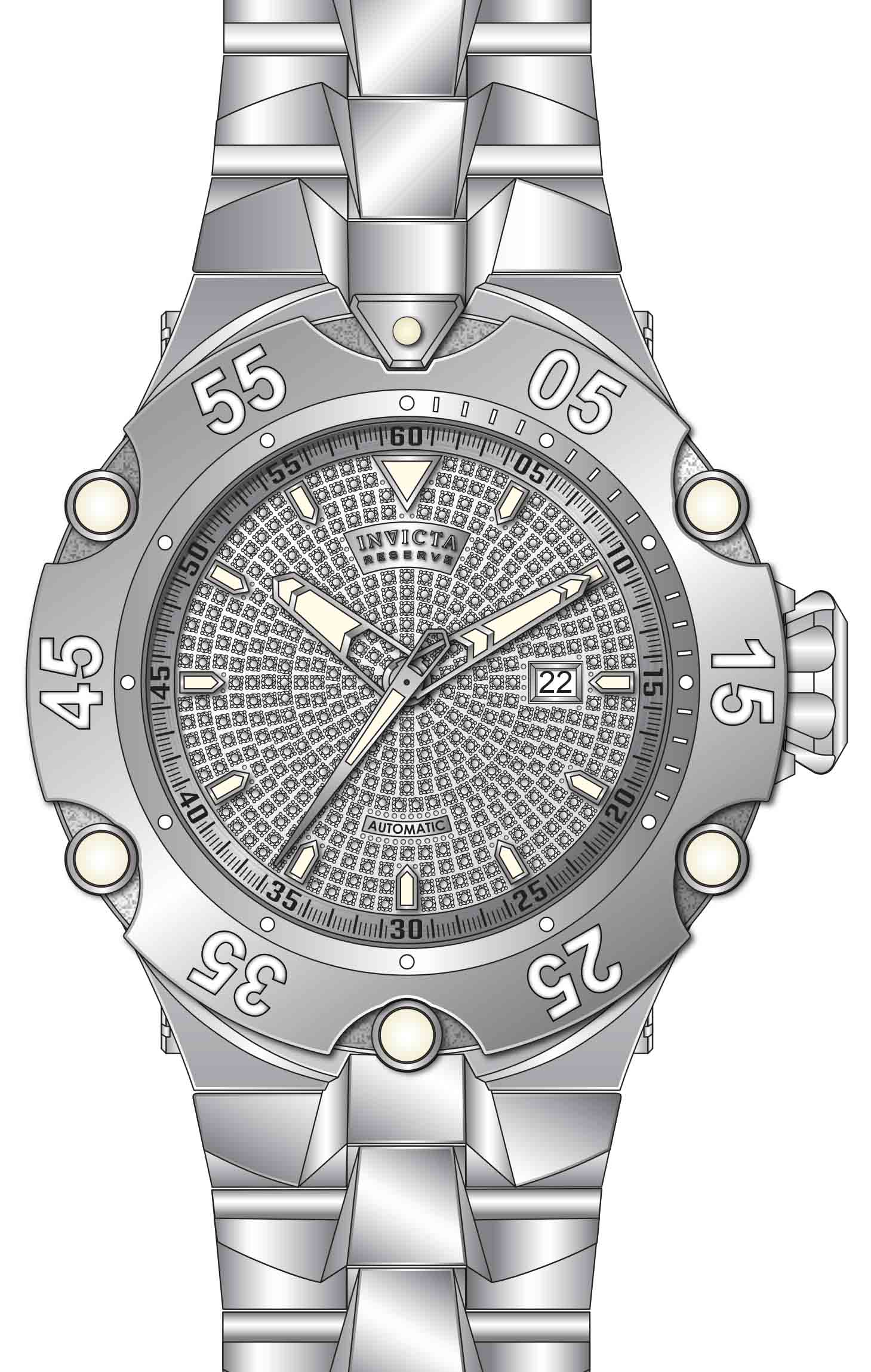 Parts For Invicta Reserve Cobra Men 50444