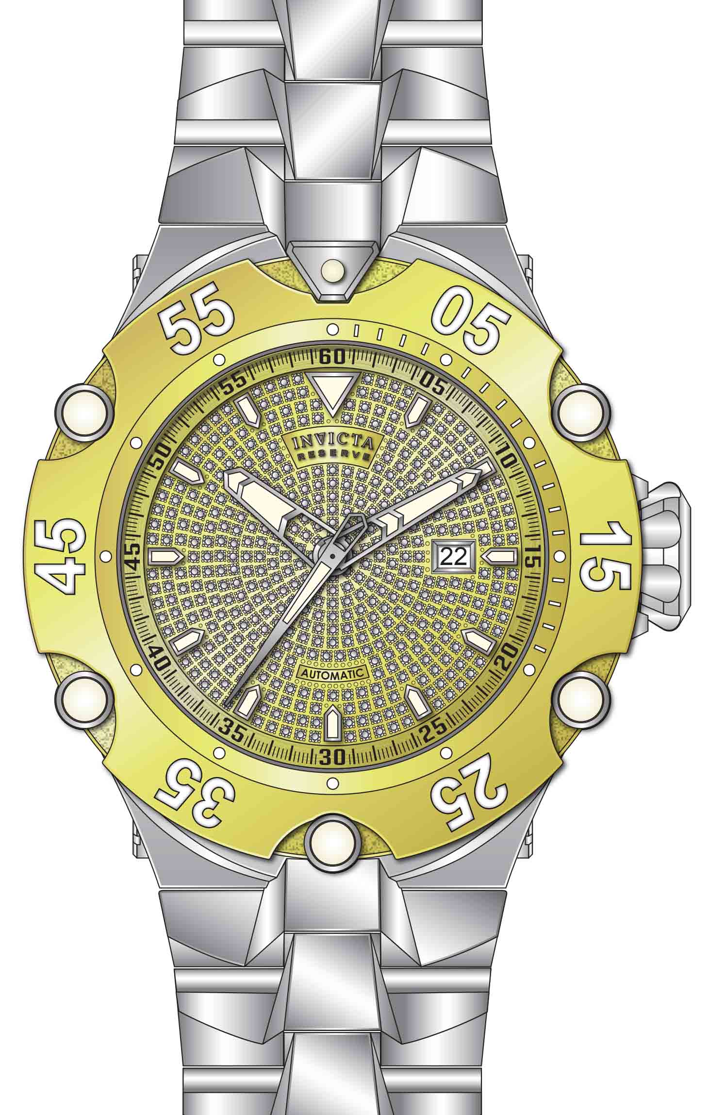 Parts For Invicta Reserve Cobra Men 50446