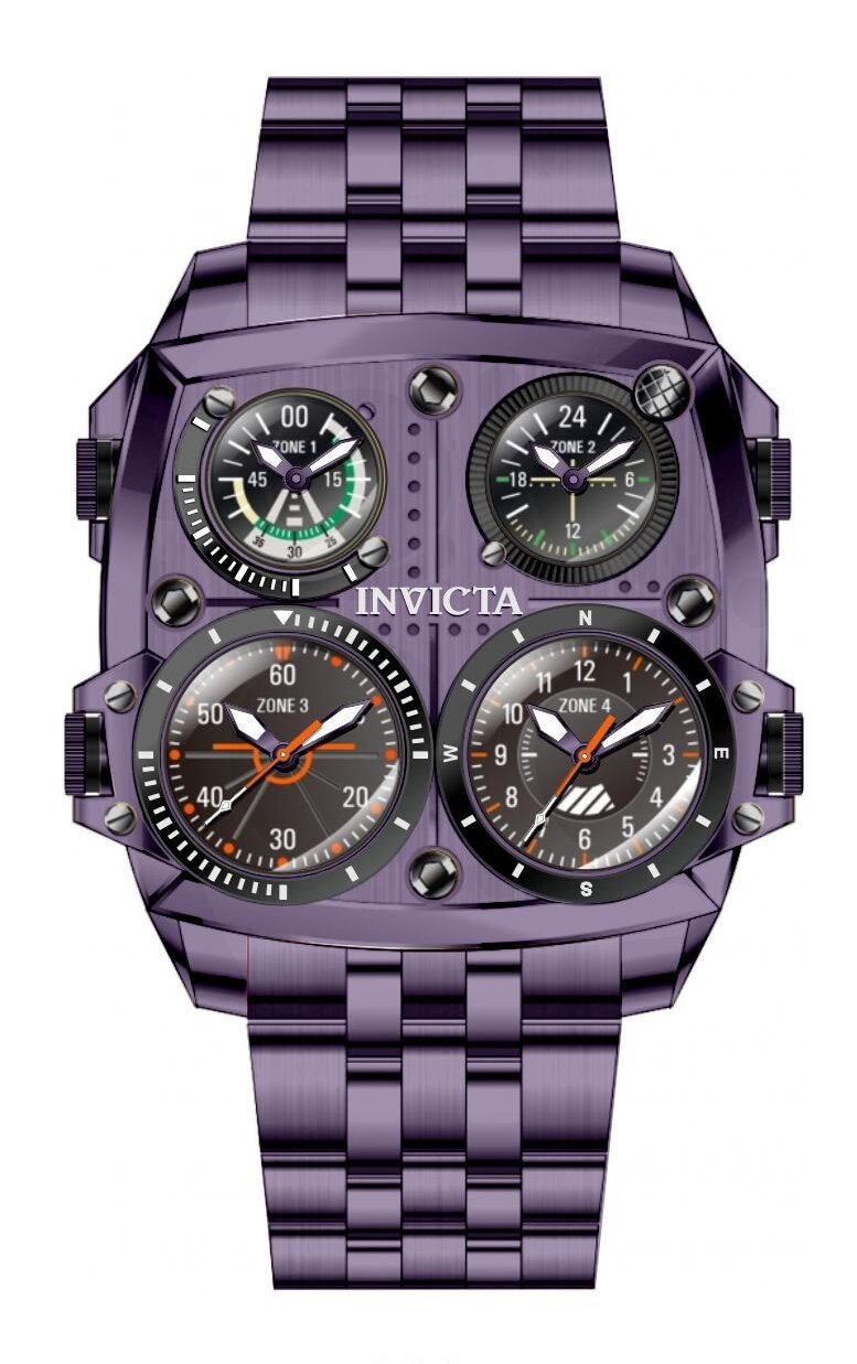 Band For Invicta Aviator Zulu Time Men 50658