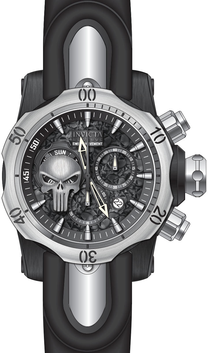 Band For Invicta Reserve Venom Men 50711