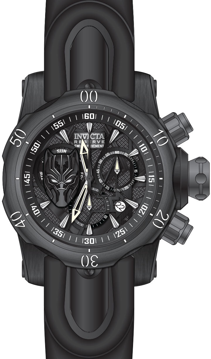 Band For Invicta Reserve Venom Men 50713