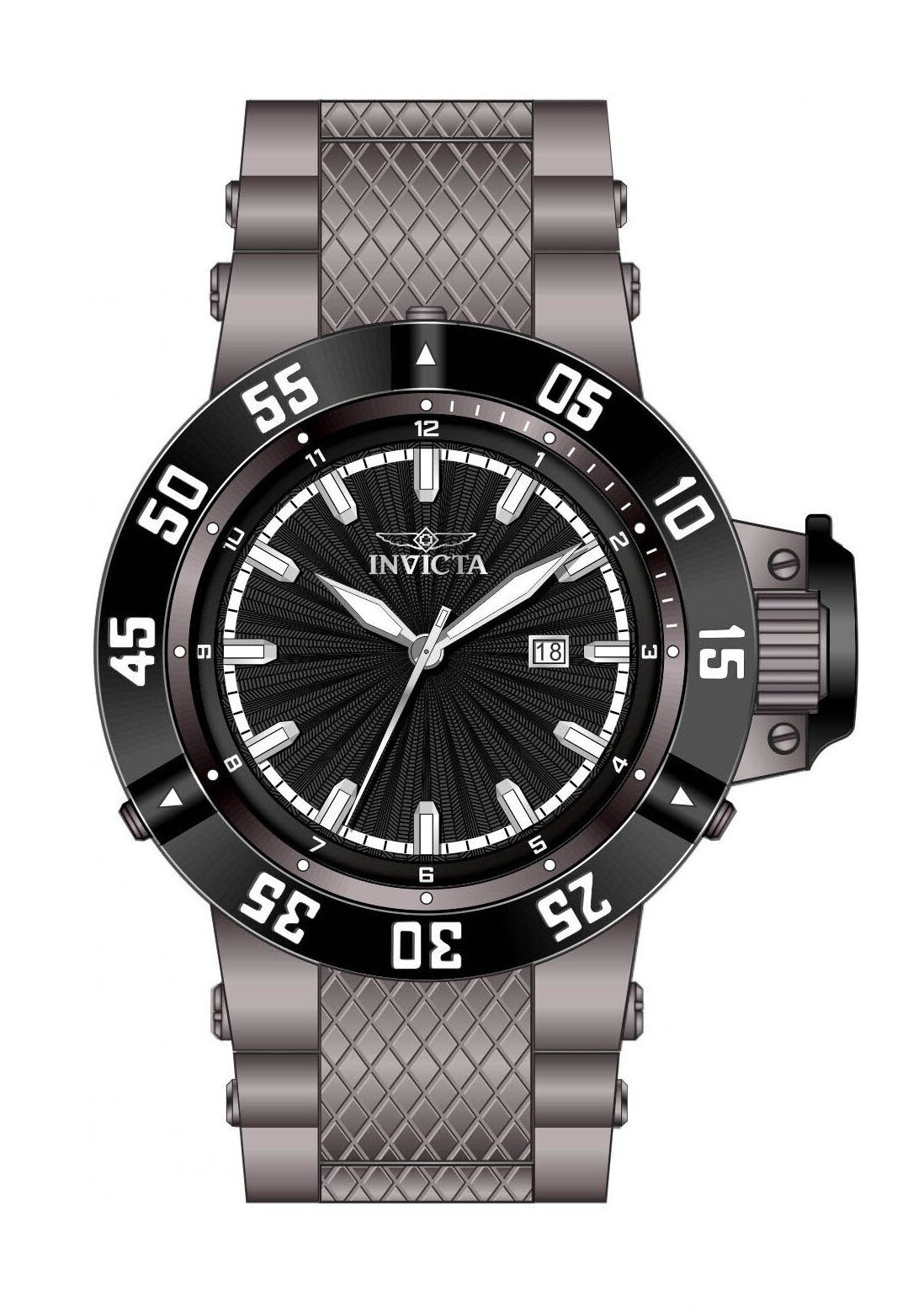 Band For Invicta Subaqua Noma III Men 50792