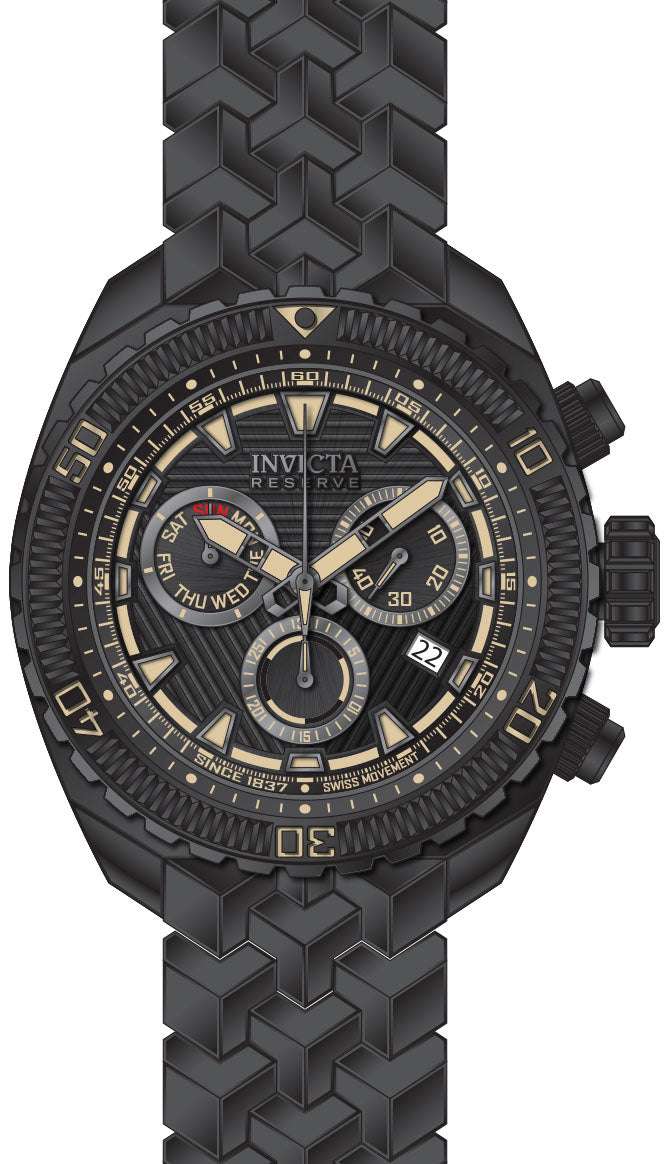 Band For Invicta Reserve Ocean Warrior Men 50839