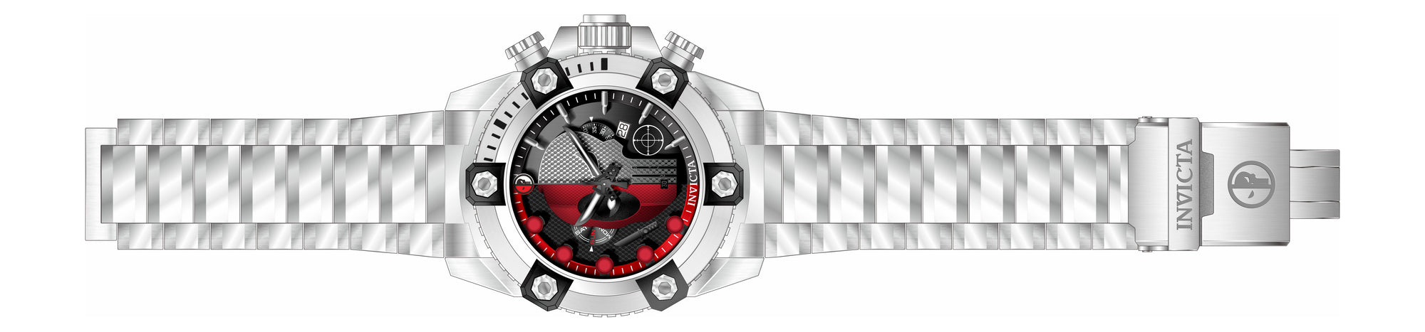 Parts For Invicta Marvel Deadpool Men 50846