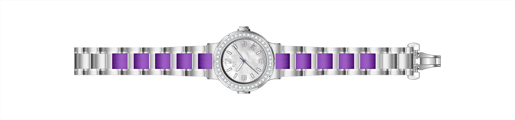 Band For Invicta JT  Lady 51354