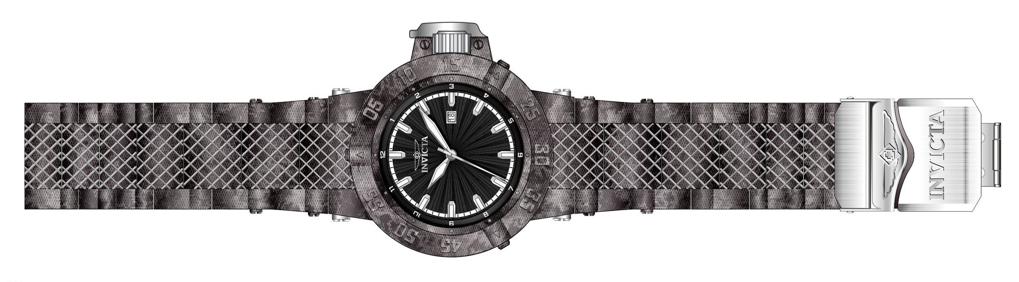 Band For Invicta Subaqua Noma III Men 51798