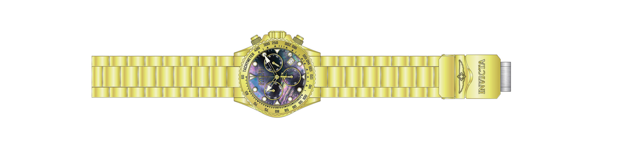 Band For Invicta Reserve Grand Diver Men 52166