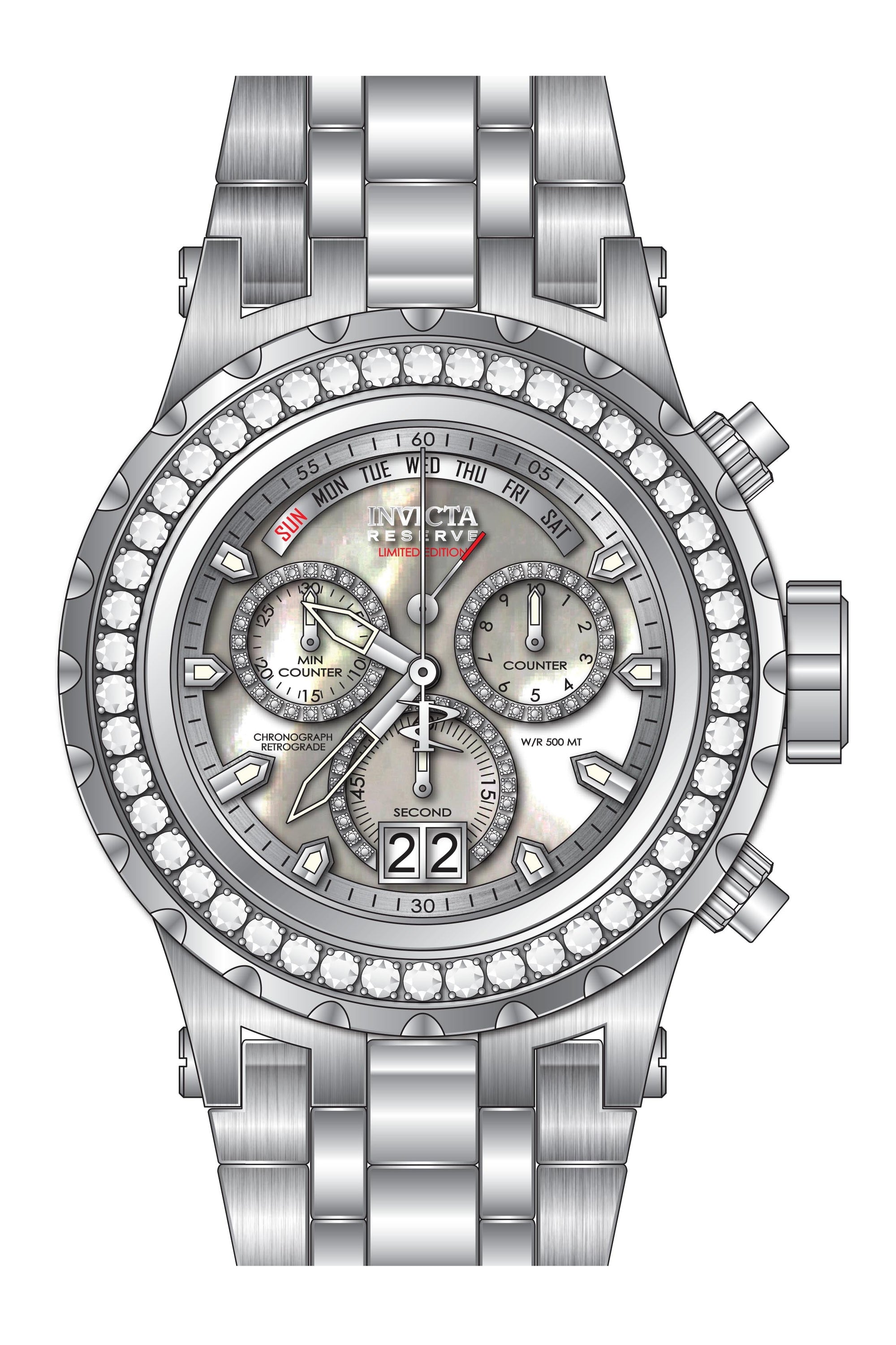 Band for Invicta Reserve Specialty Subaqua Men  27811