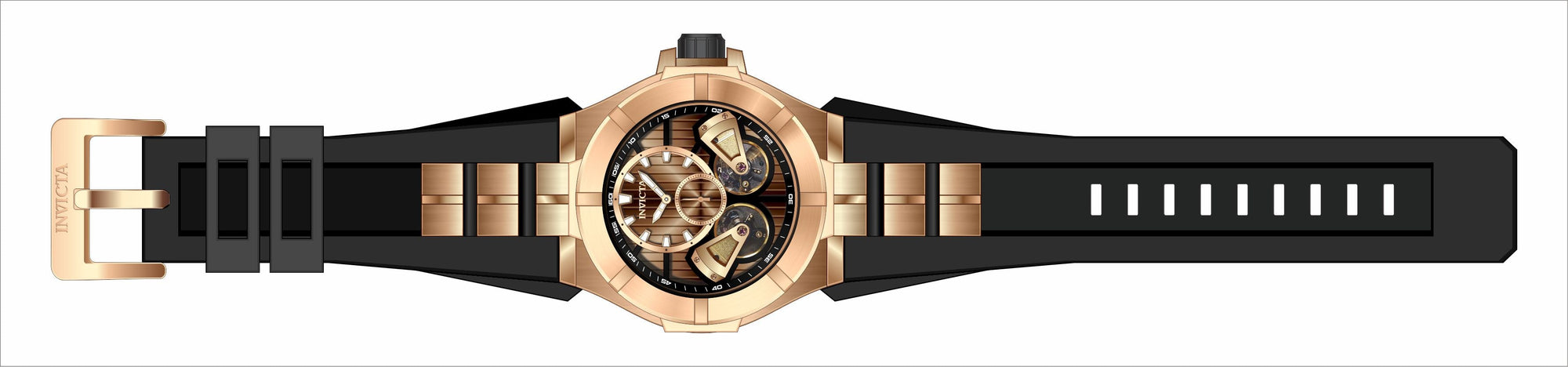 Band for Invicta Sea Hunter Men 31454