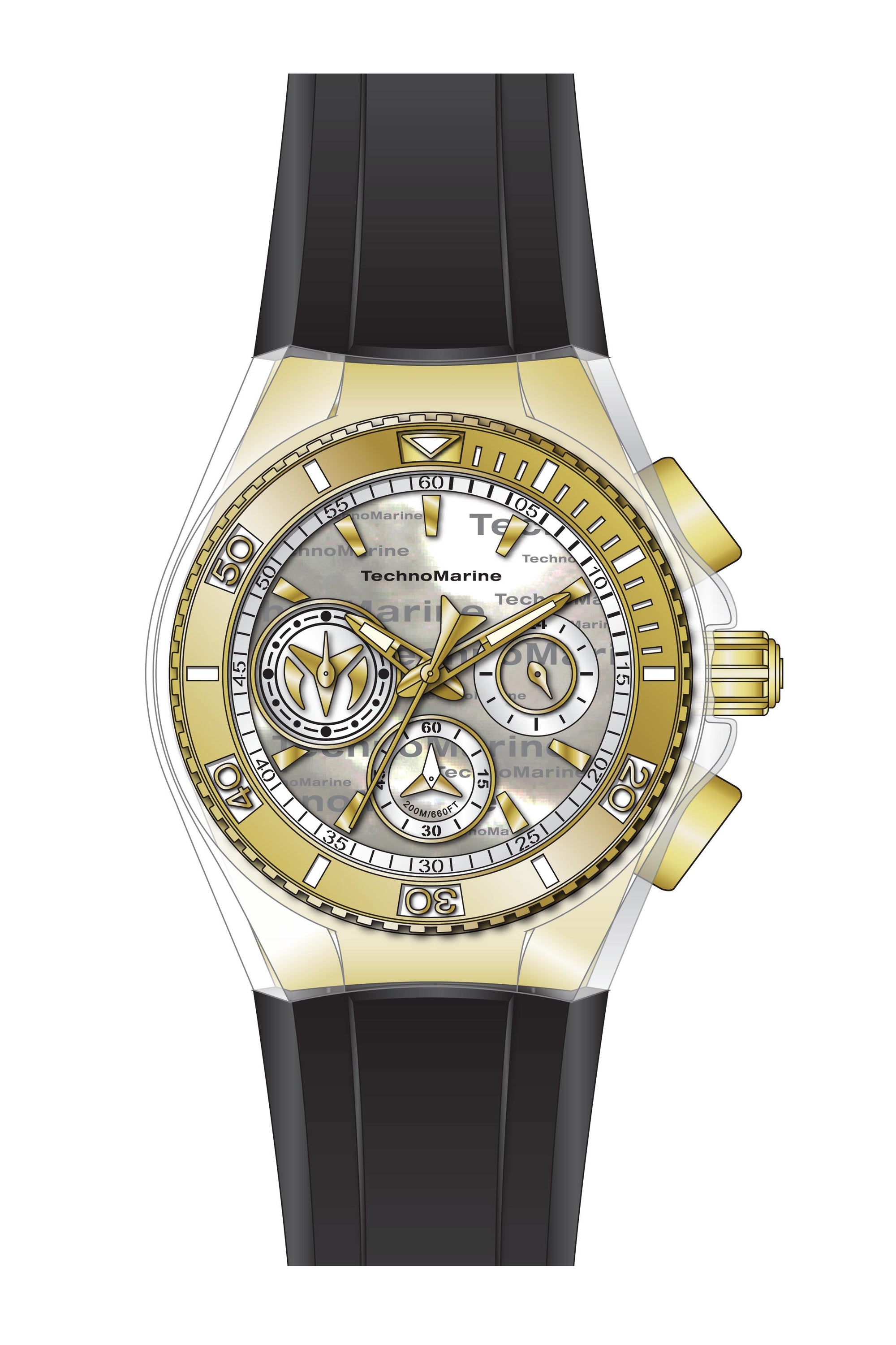 Band for Technomarine Cruise California TM-120029