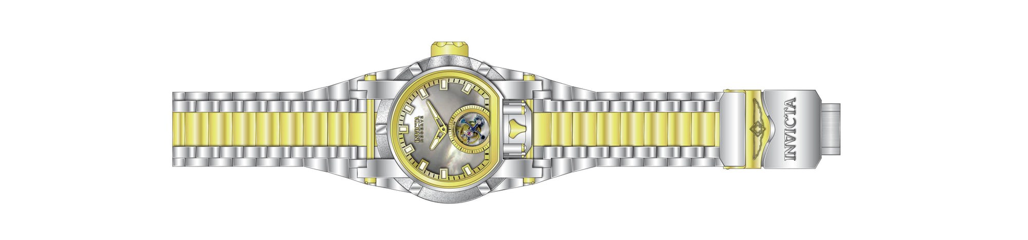 Band for Invicta Reserve Reserve Bolt Zeus Magnum Men 28391