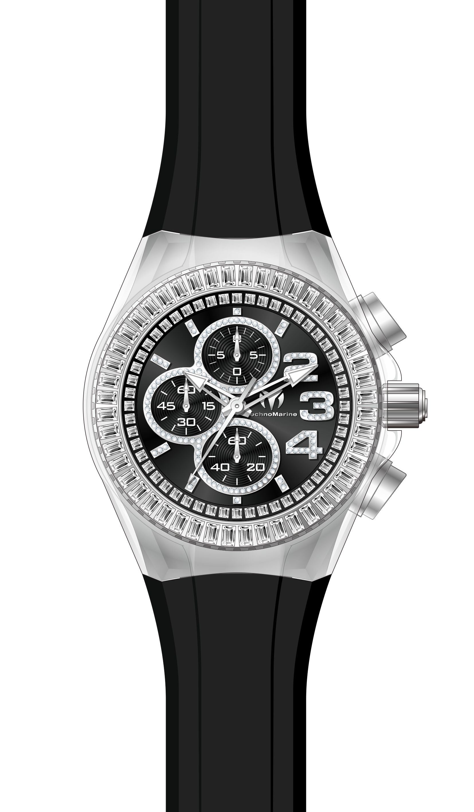 Band for Technomarine Cruise Glitz TM-121006