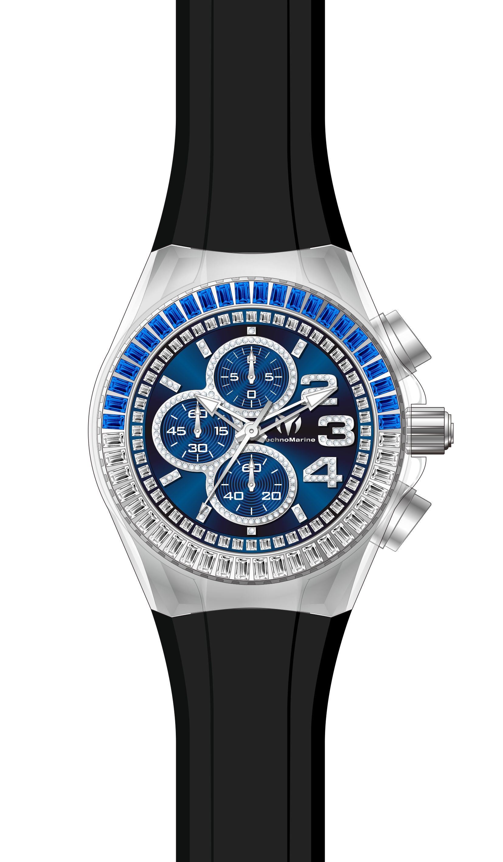 Band for Technomarine Cruise Glitz TM-121010