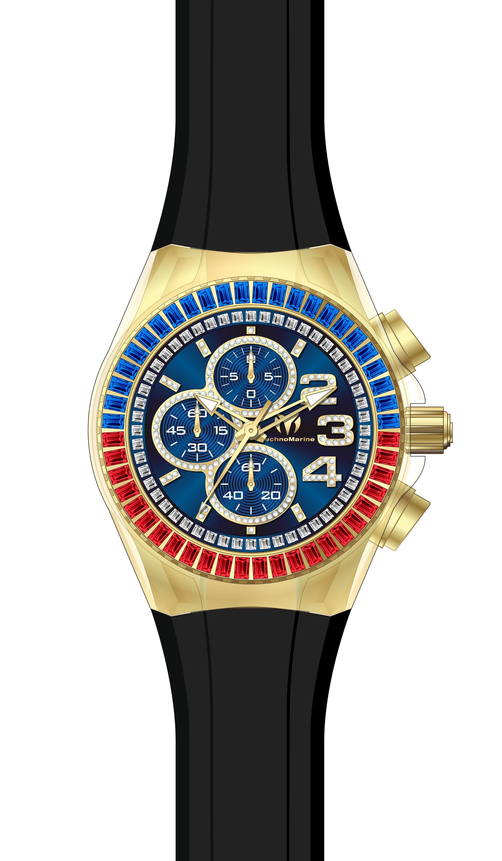 Band for Technomarine Cruise Glitz TM-121015