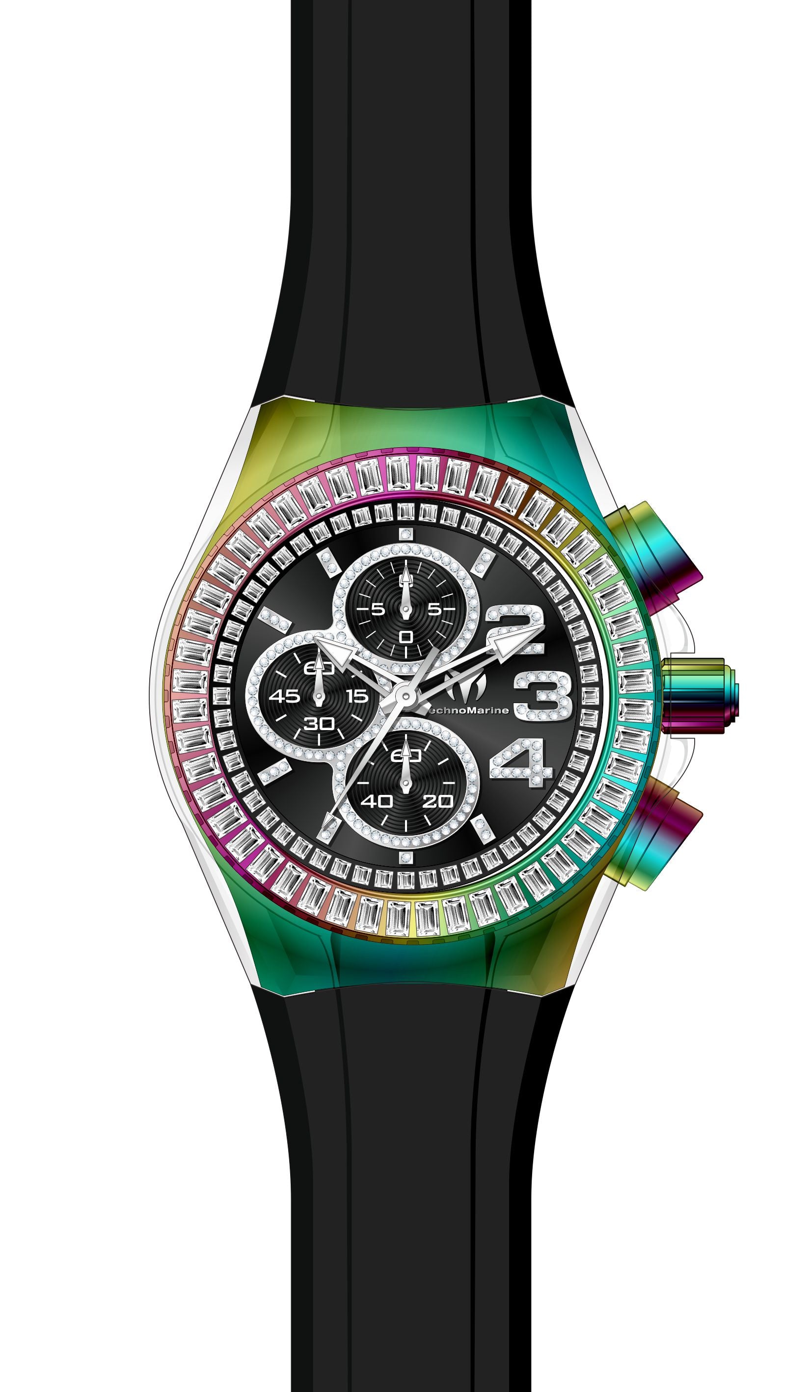 Band for Technomarine Cruise Glitz TM-121020
