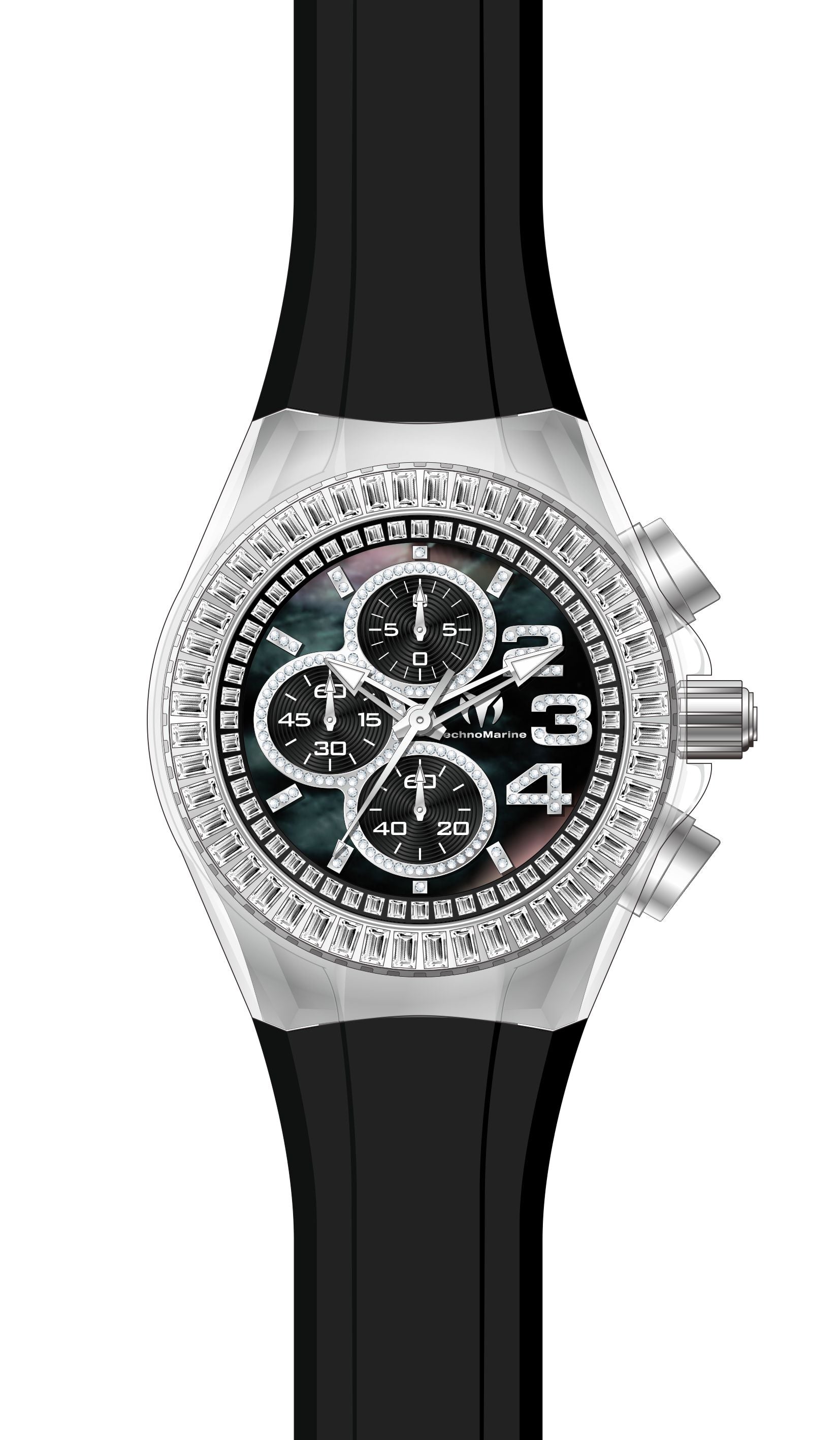 Band for Technomarine Cruise Glitz TM-121021