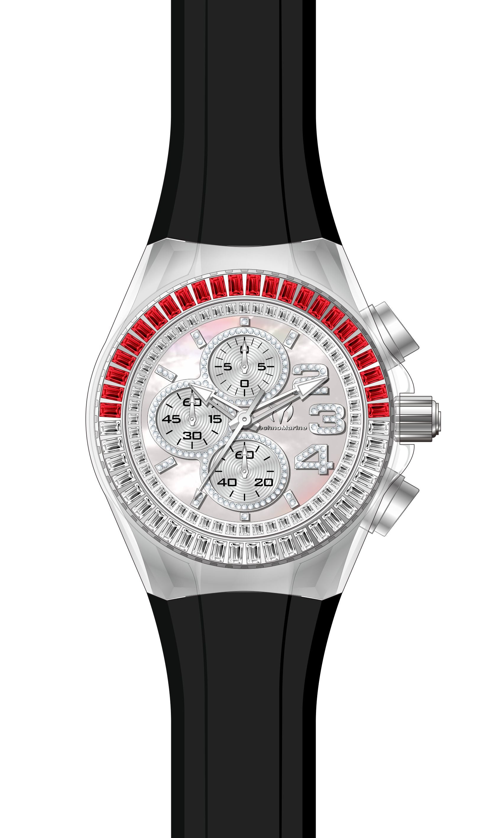 Band for Technomarine Cruise Glitz TM-121025